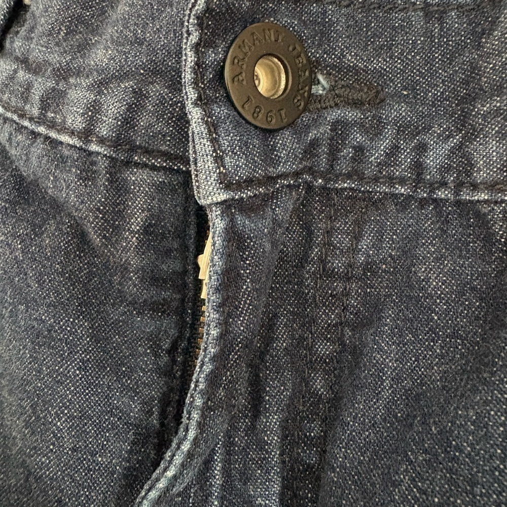 Armani jeans size 32 classic wash bootcut flare style zipper - Picture 7 of 9